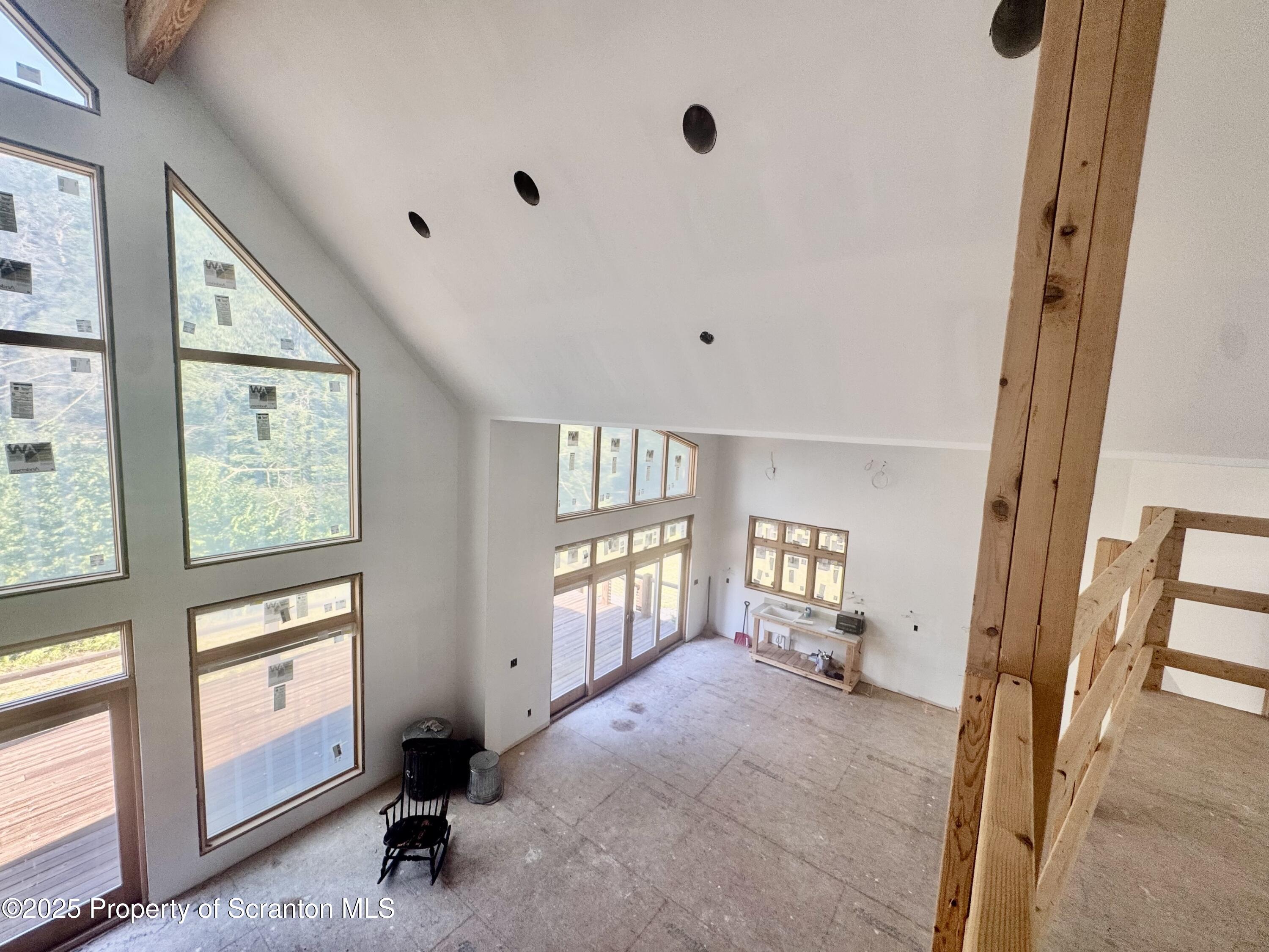 4382 River Road Equinunk, PA 18417 - Photo 11 of 42 view from loft