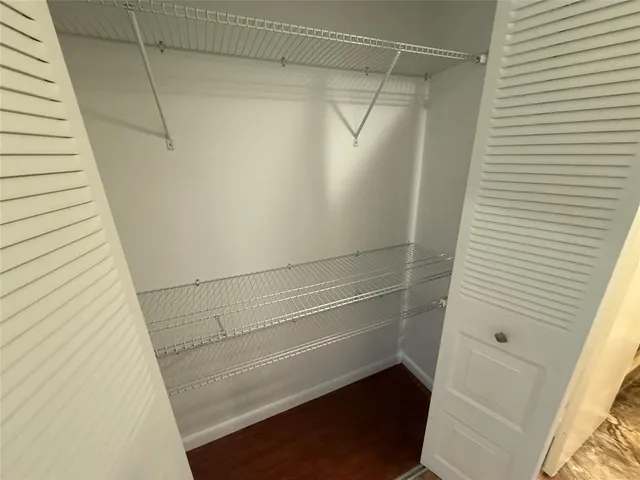 a view of walk in closet