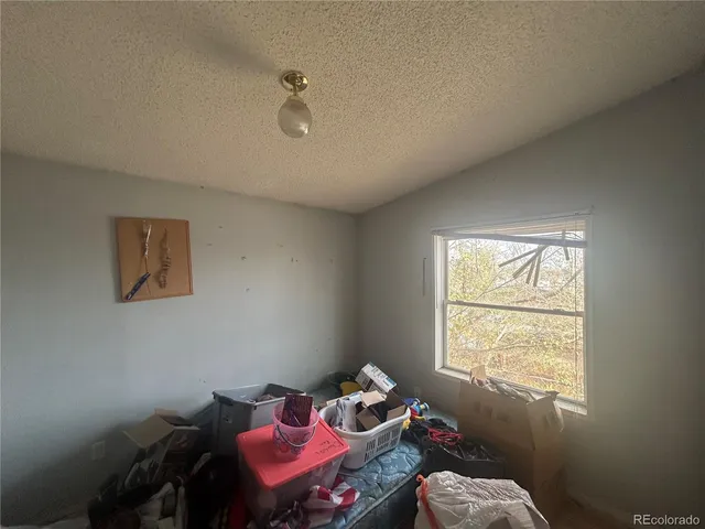 a living room with a window