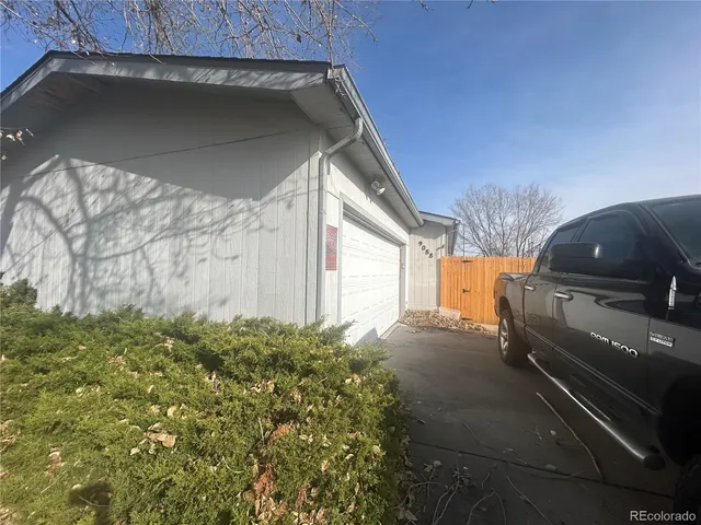a backyard of a house