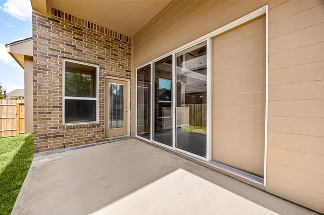 a view of front door of house