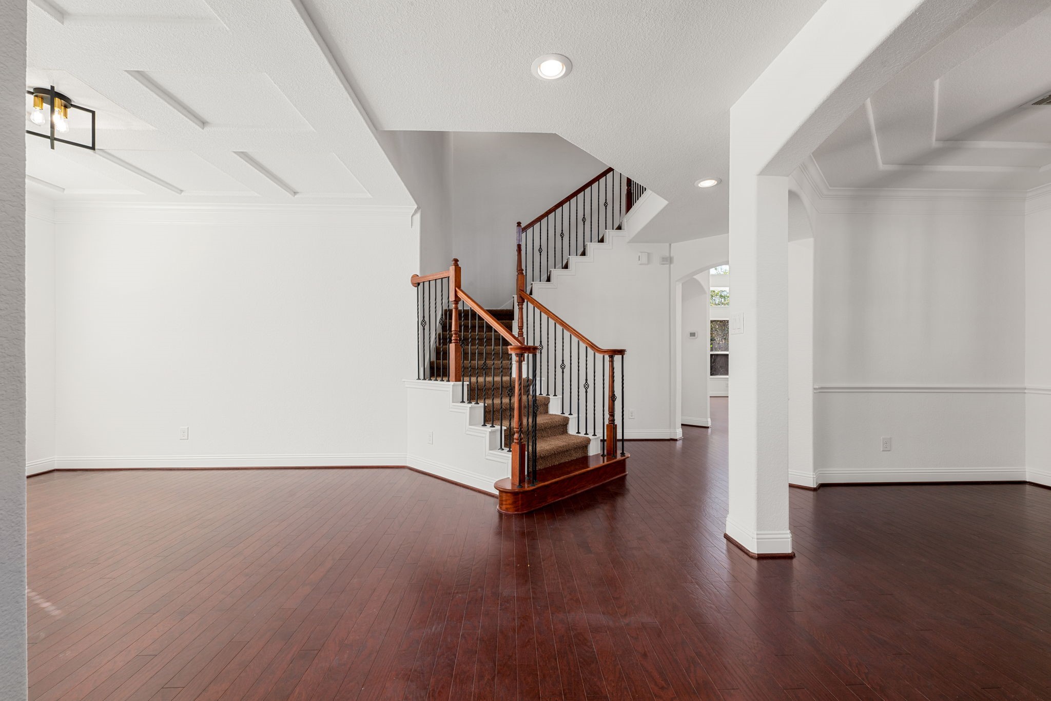 22719 Shieldhall Lane Tomball, TX 77375 - Photo 6 of 49 a view of entryway with wooden floor