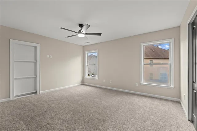 a view of a backyard of the house