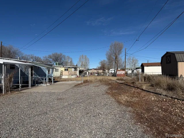 a view of road with card