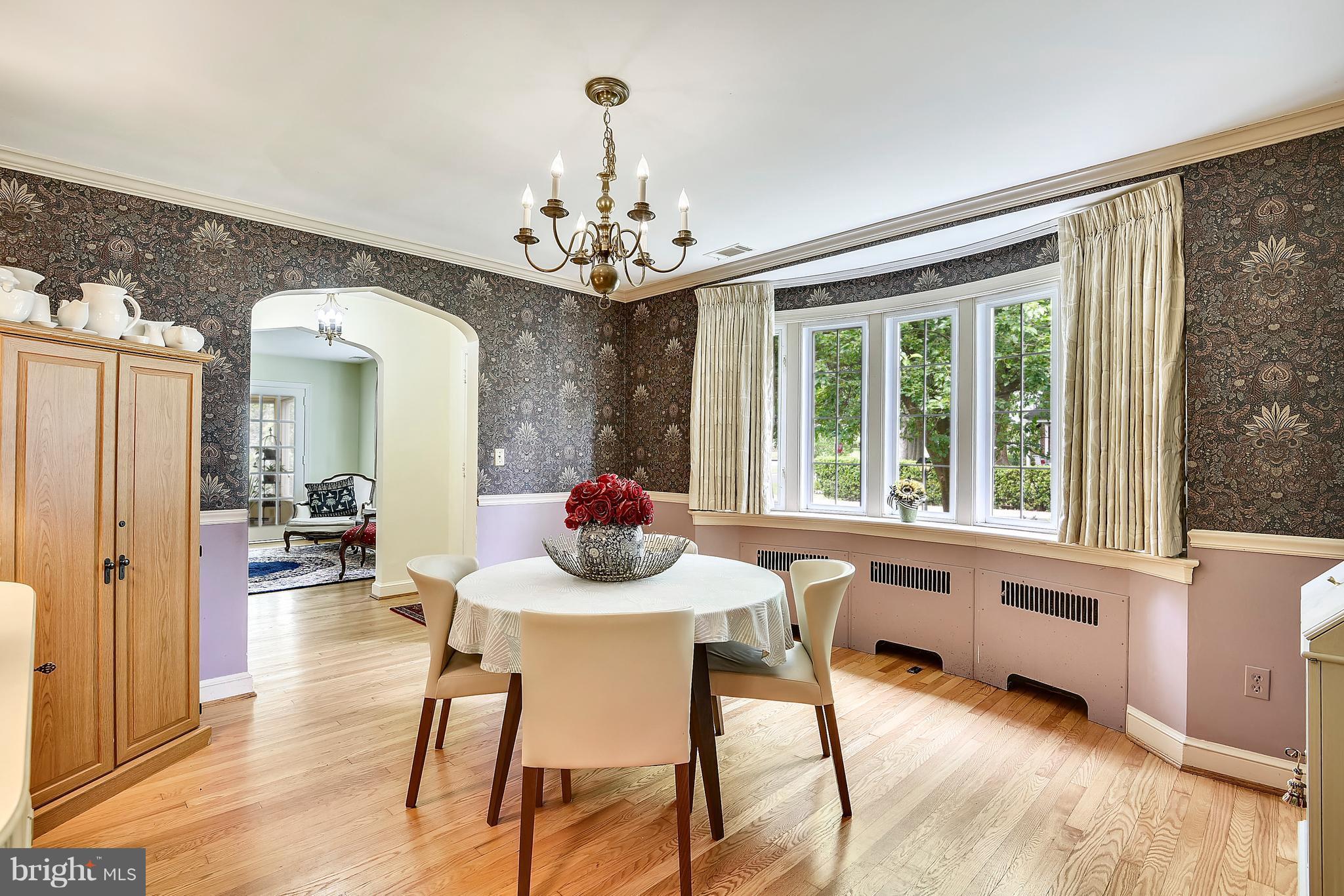 10201 Ridgemoor Drive Silver Spring, MD 20901 - Photo 7 of 29 Dining room has a bay window