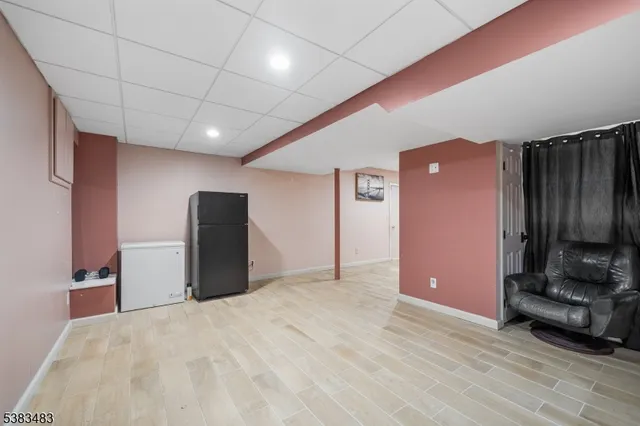 a view of a livingroom with a staircase
