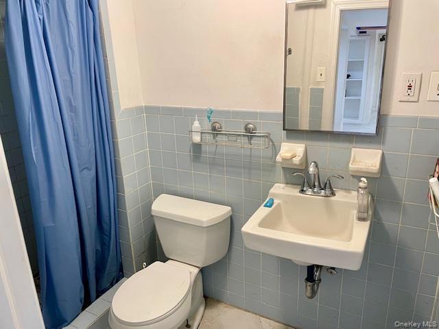 50-44 39th Street Queens, NY 11104 - Photo 10 of 15 a bathroom with a sink a toilet and mirror