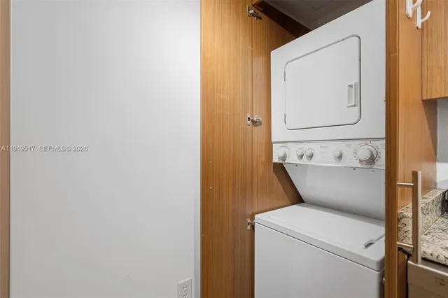 a view of balcony with furniture