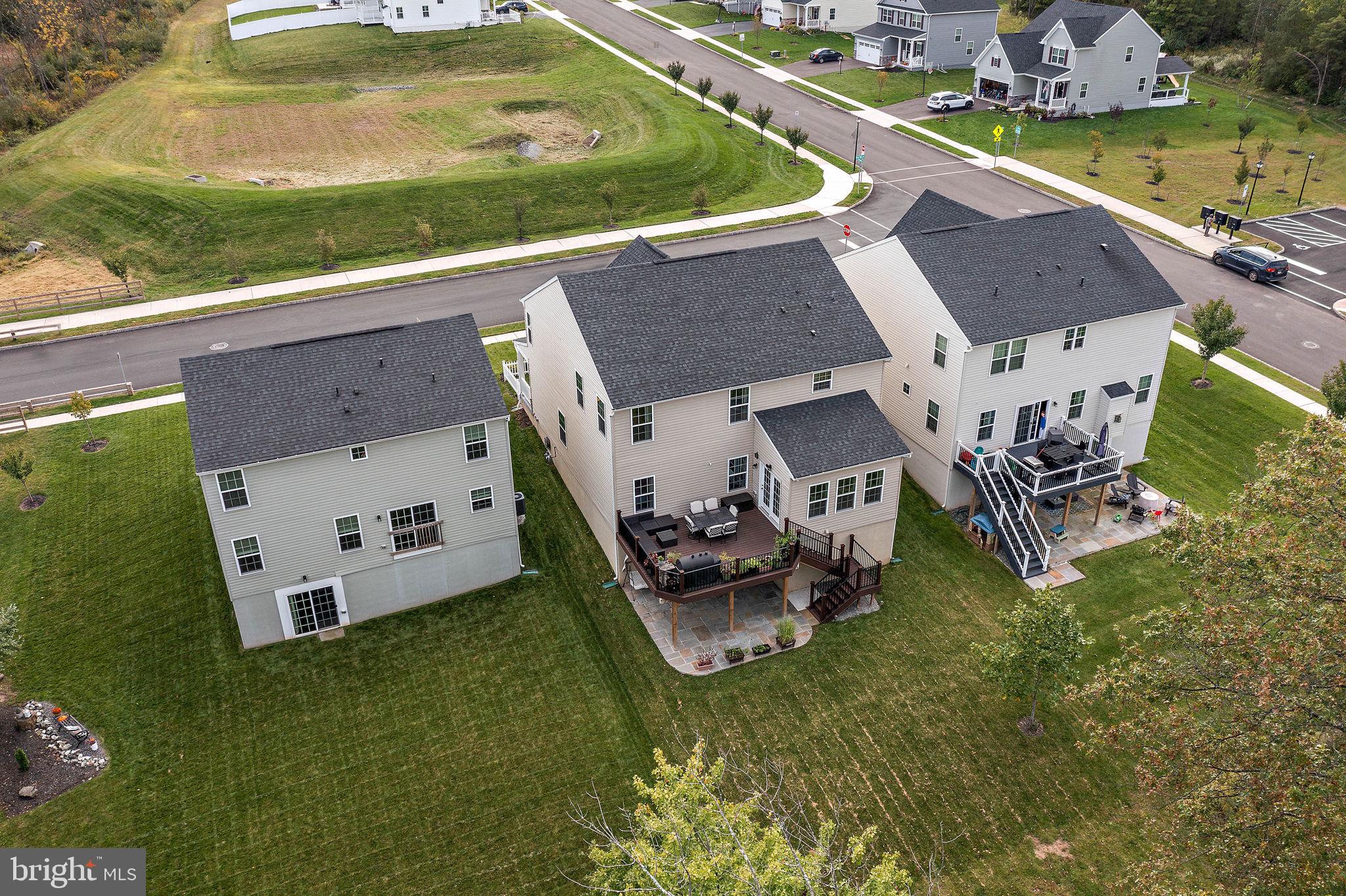 102 Pixie Moss Road Pottstown, PA 19464 - Photo 40 of 45 an aerial view of a house with garden space and street view