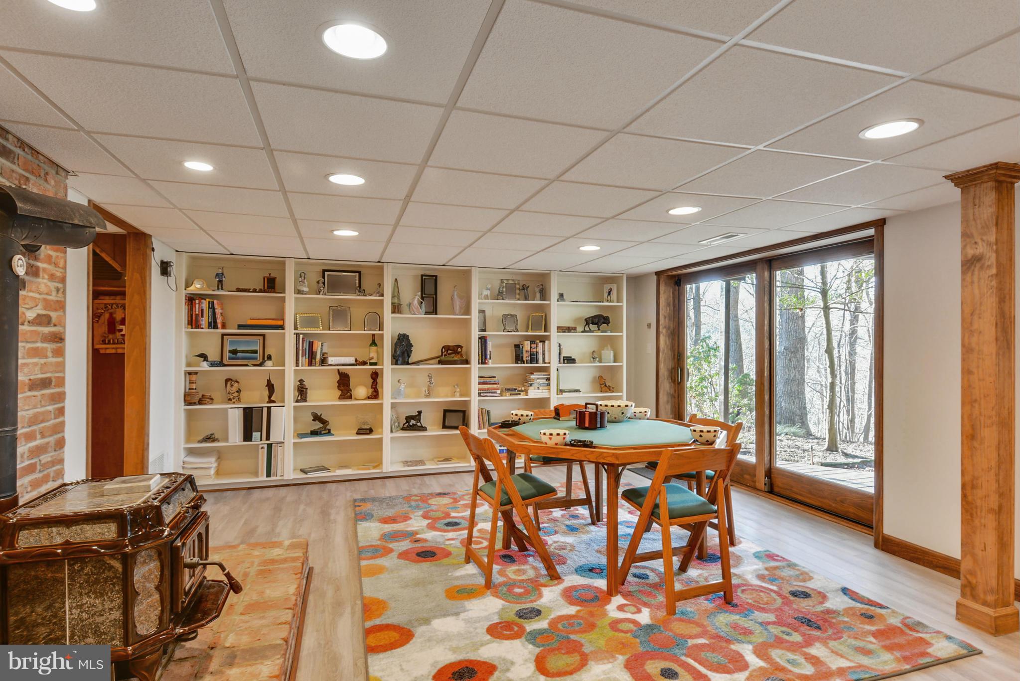 1401 Blue Mt Road Monkton, MD 21111 - Photo 22 of 30 Built in bookshelves and access to patio