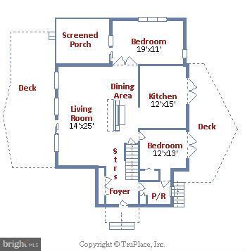 1401 Blue Mt Road Monkton, MD 21111 - Photo 29 of 30 Main level floor plan