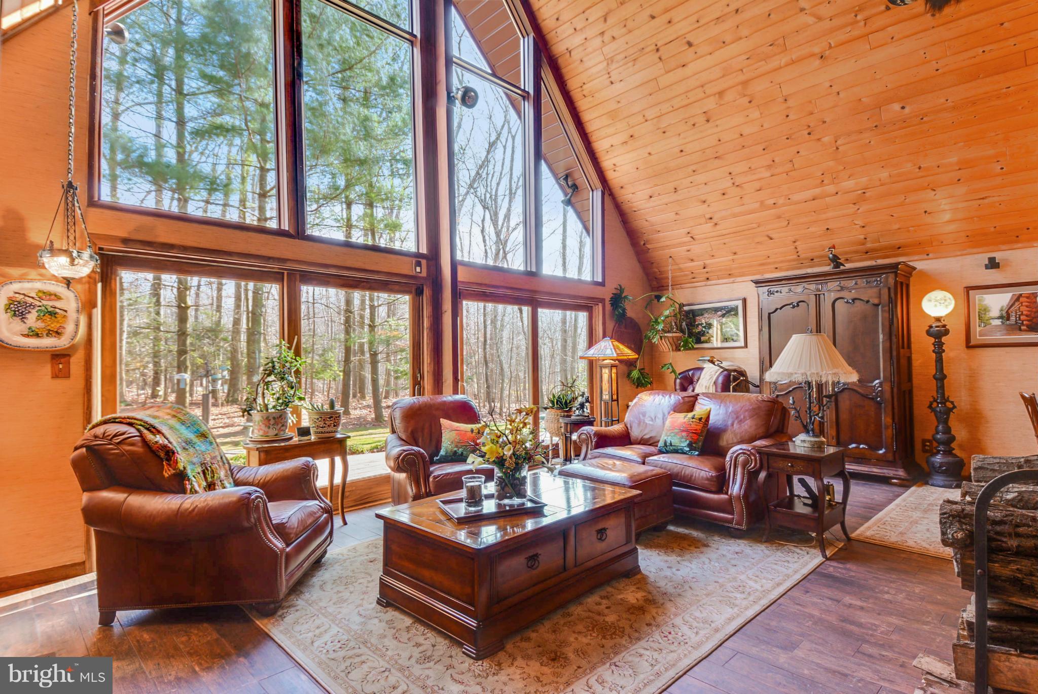1401 Blue Mt Road Monkton, MD 21111 - Photo 4 of 30 Floor to ceiling windows and sliders to deck
