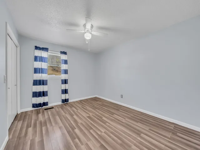 wooden floor in an empty room