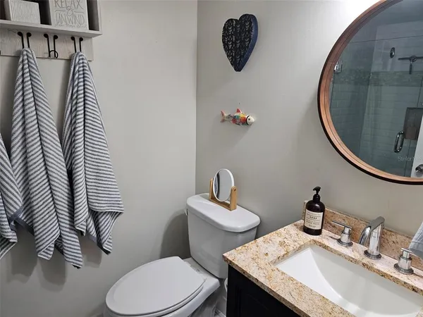 a outdoor space with furniture