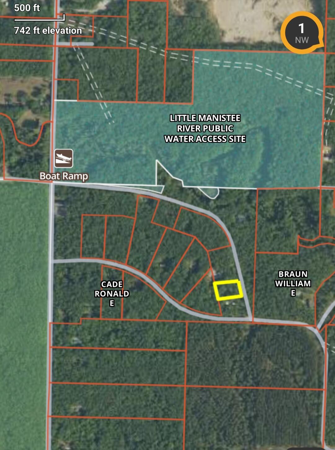 8555 West River Road Irons, MI 49644 - Photo 28 of 29 Screenshot_20230708_113152_onX Hunt