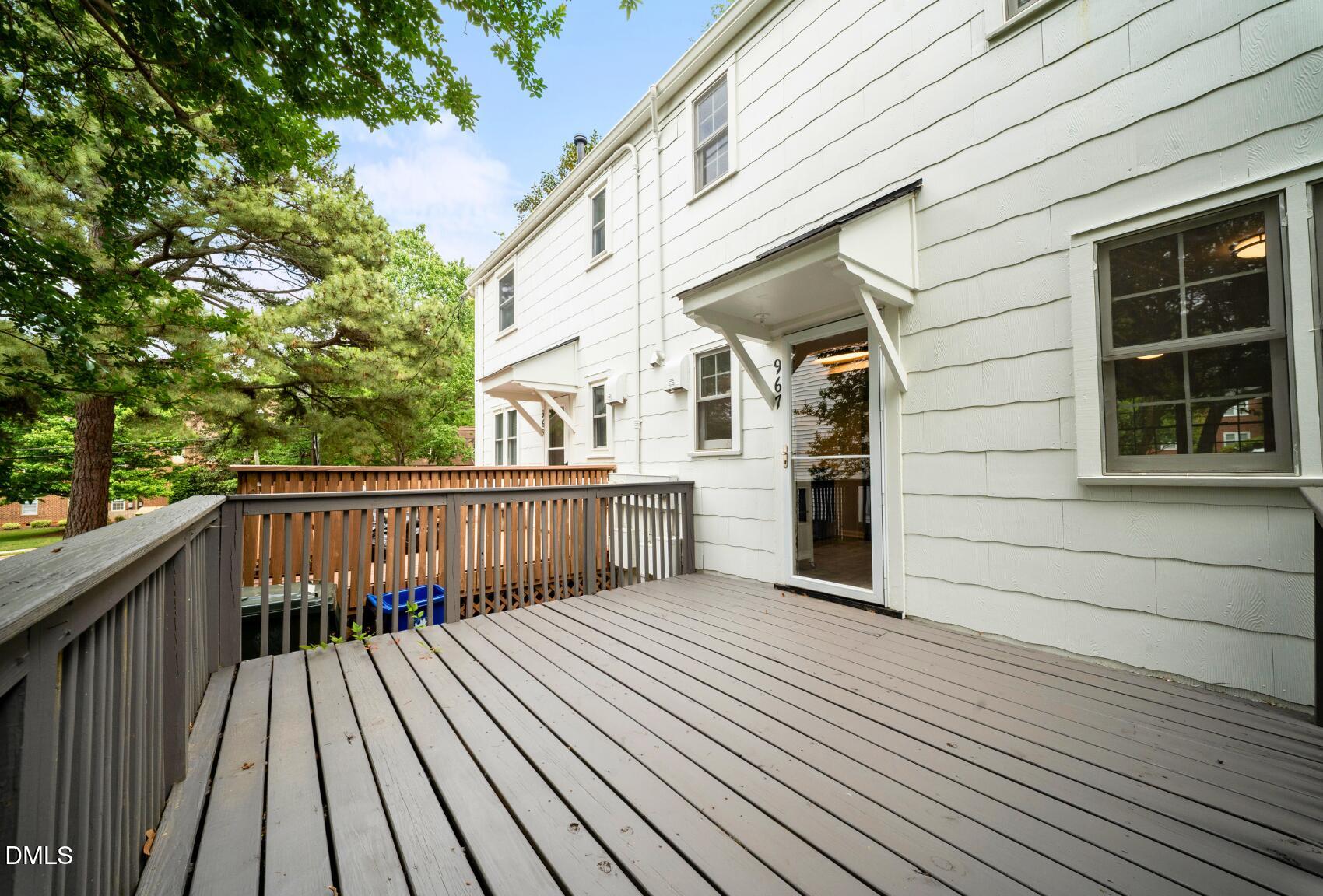 967 St Marys Street Raleigh, NC 27605 - Photo 30 of 34 a view of a wooden deck