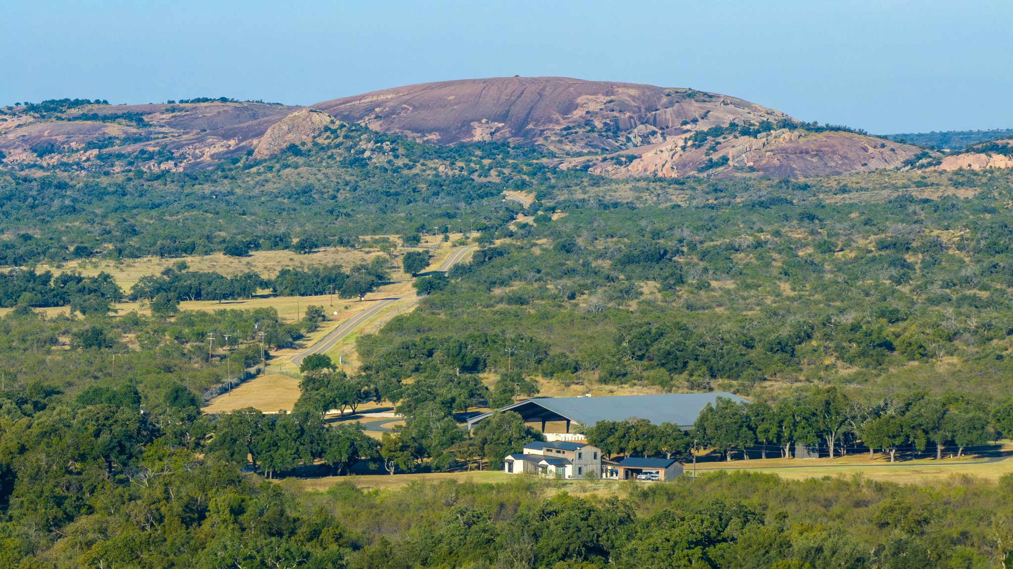 5862 Ranch Road 965 Llano, TX 78643 - Photo 1 of 40 an aerial view of a house with a garden