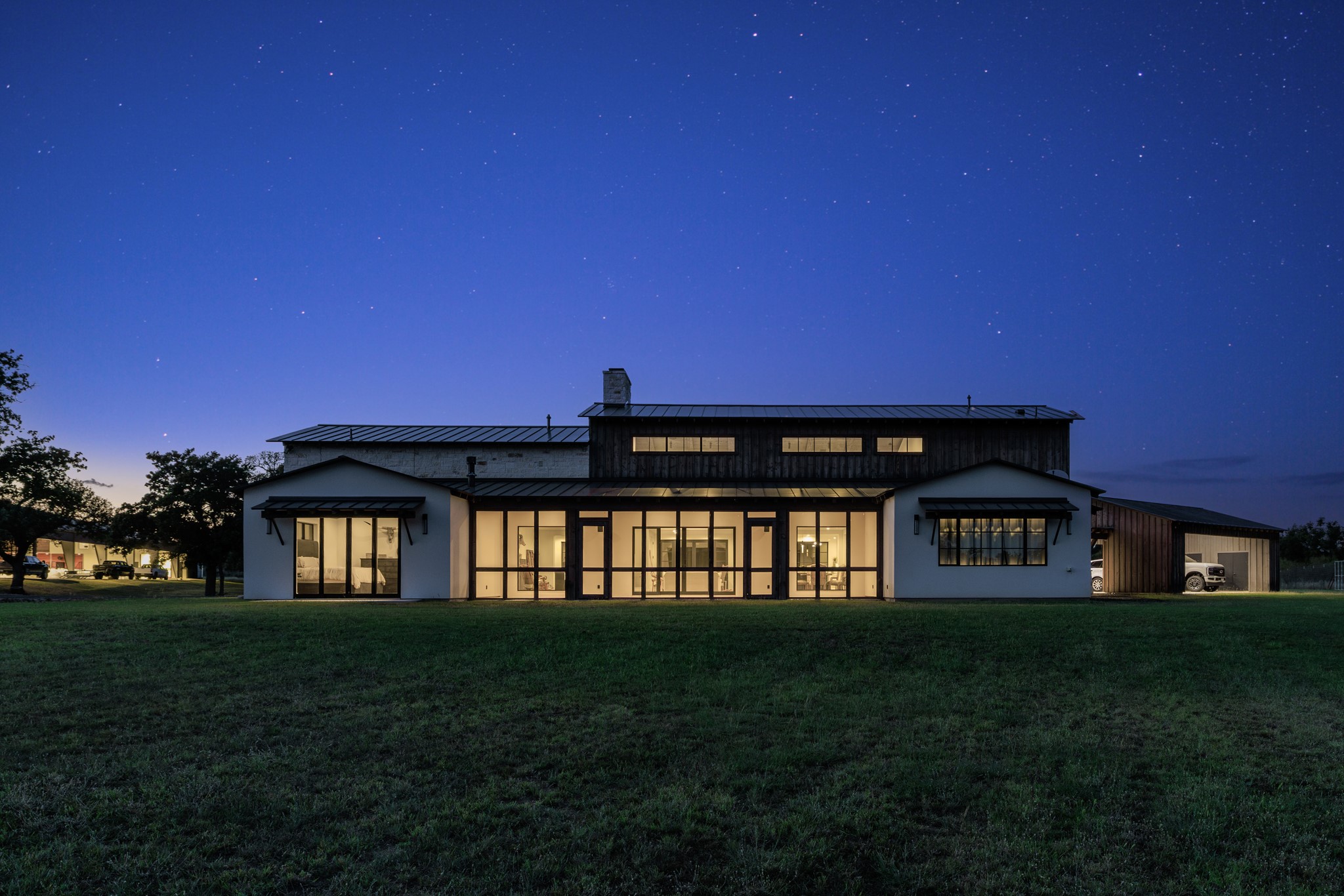 5862 Ranch Road 965 Llano, TX 78643 - Photo 8 of 40 a front view of a house with a garden