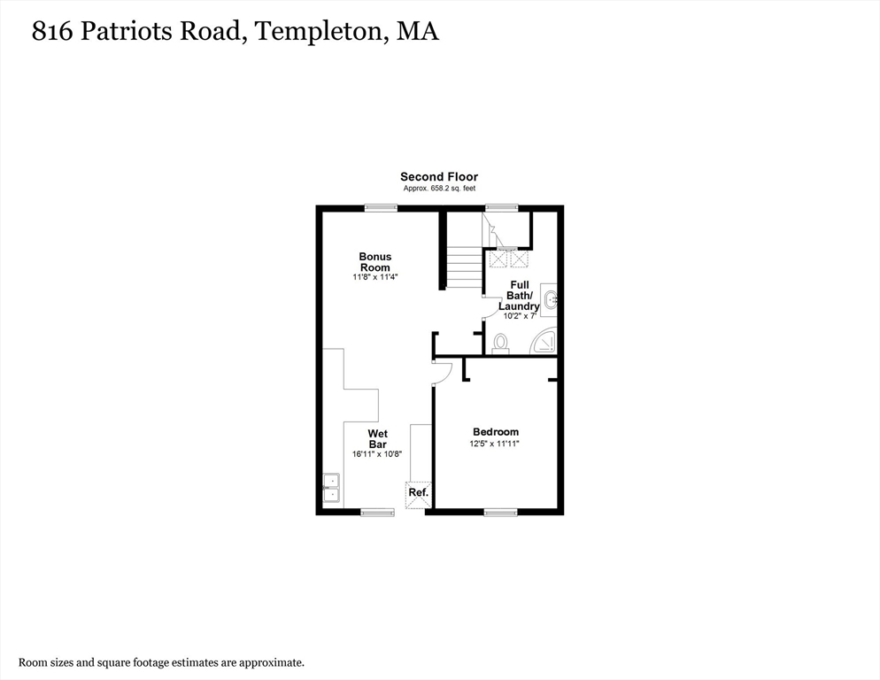 816 Patriots Road Templeton, MA 01468 - Photo 33 of 34 a picture of floor plan