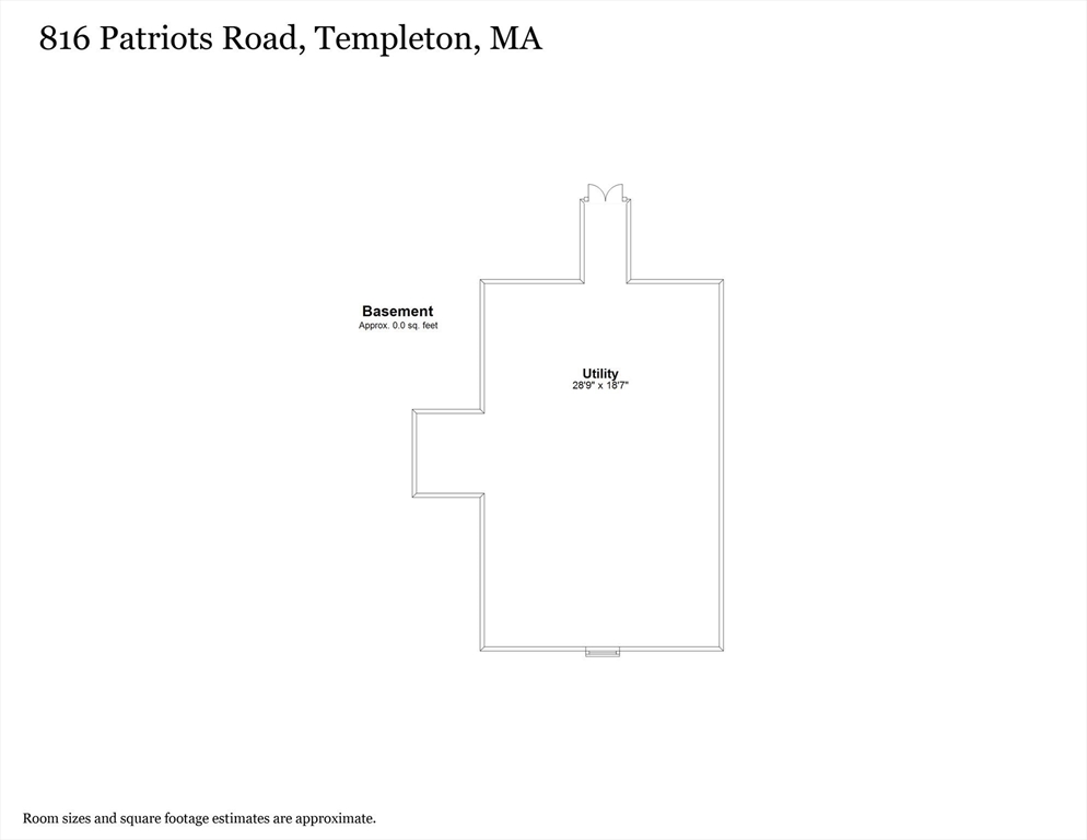 816 Patriots Road Templeton, MA 01468 - Photo 34 of 34 a picture of floor plan