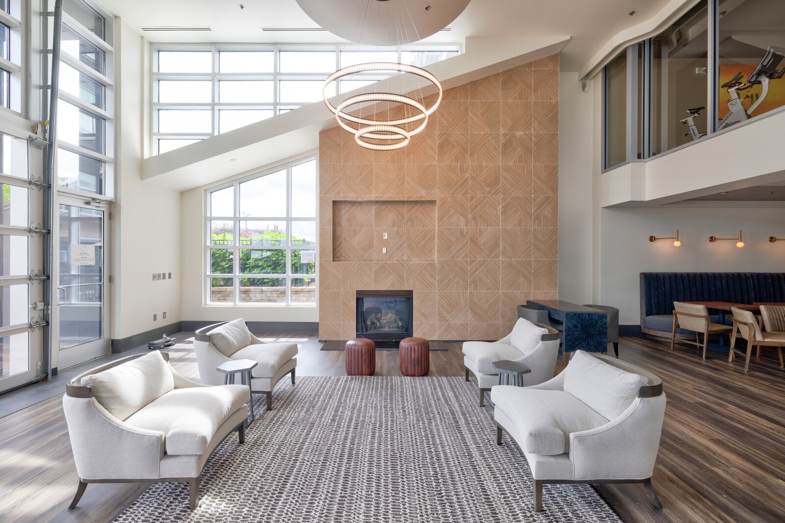 600 12th Avenue South, Unit 910 Nashville, TN 37203 - Photo 15 of 15 a living room with furniture and a fireplace