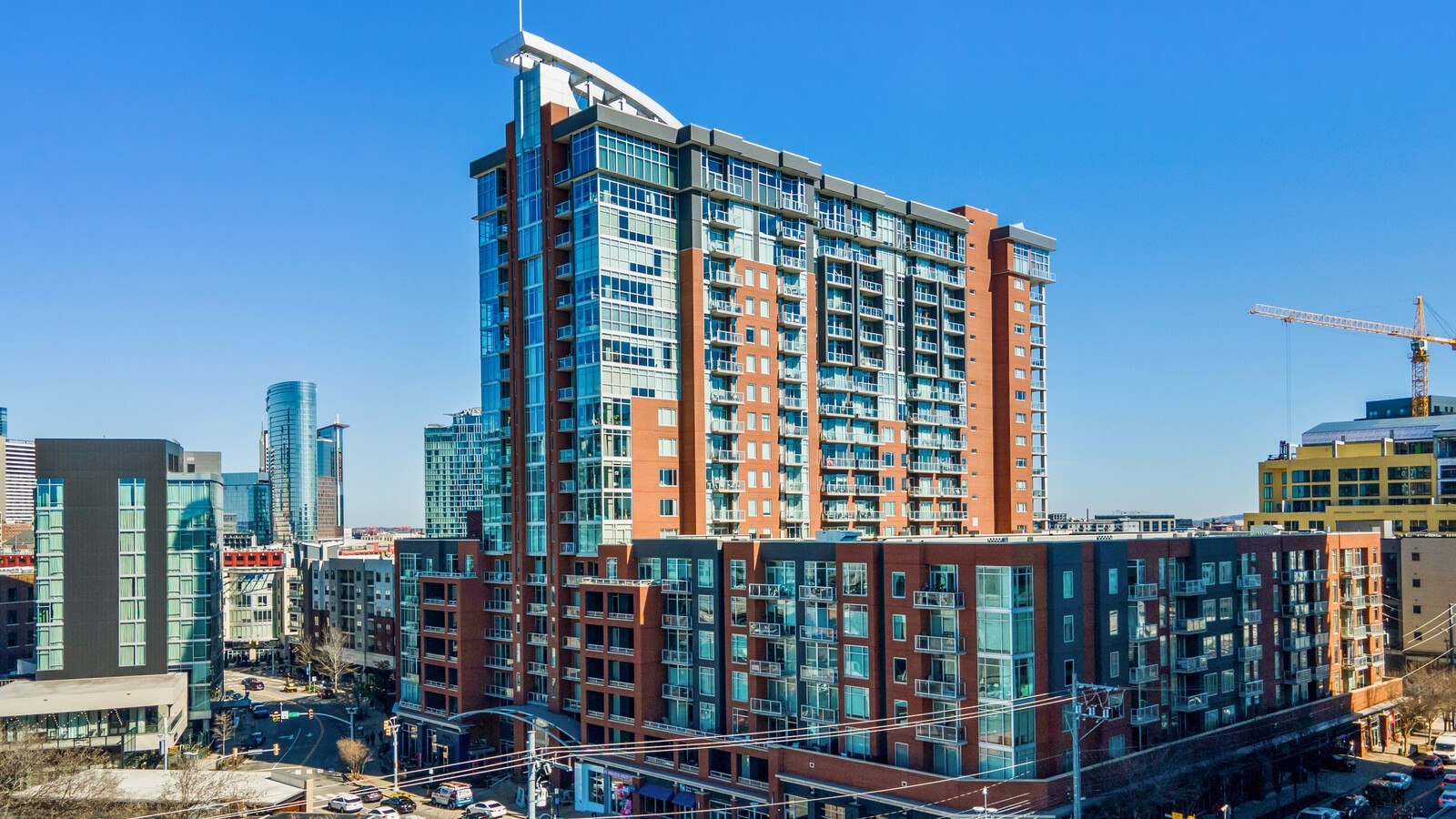 600 12th Avenue South, Unit 910 Nashville, TN 37203 - Photo 10 of 15 a front view of a building with glass door
