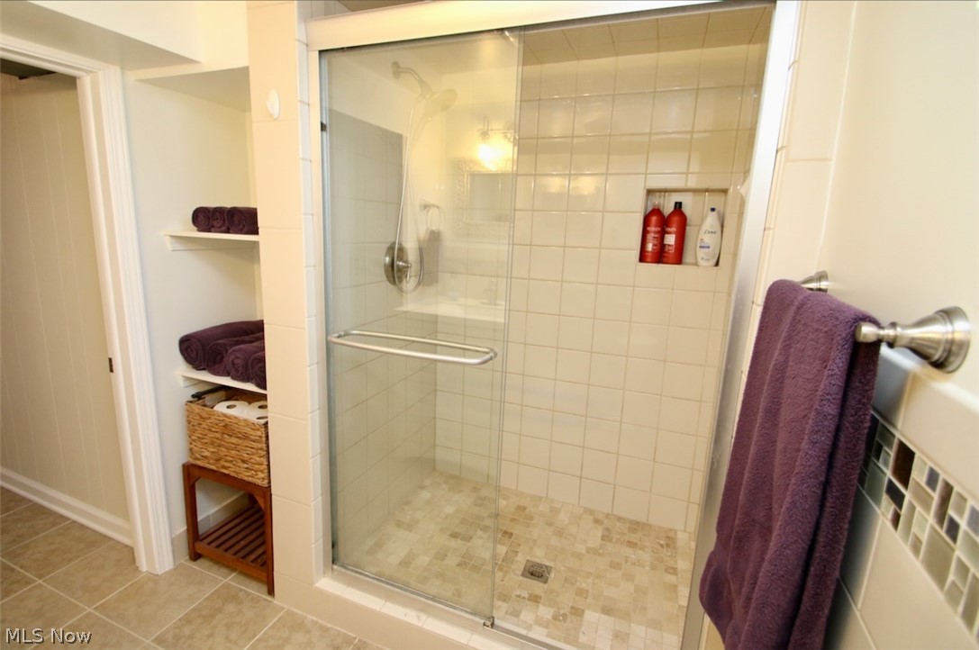 30875 Roosevelt Road Wickliffe, OH 44092 - Photo 26 of 35 Large tiled shower in lower level full bath. New in 2019.