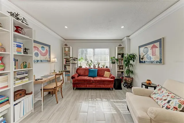 a car parked in front of a building