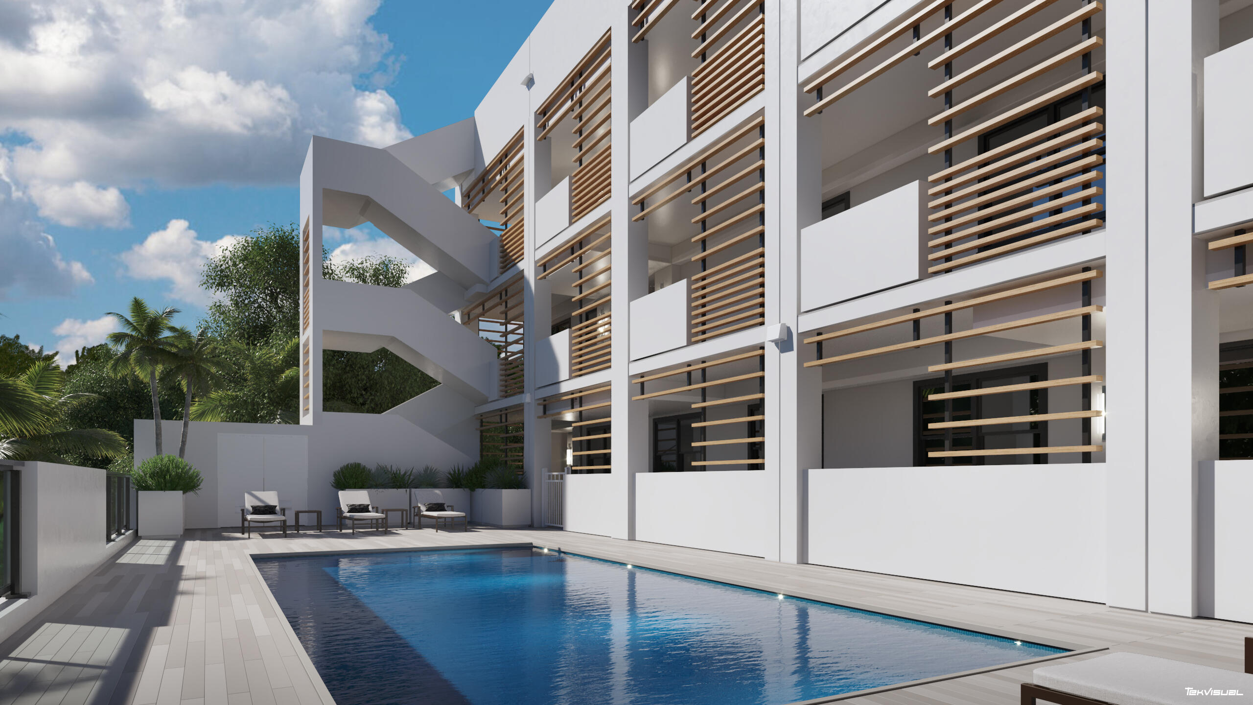 235 Southeast 5th Avenue, Unit 21 Delray Beach, FL 33483 - Photo 5 of 19 a view of a building from a living room