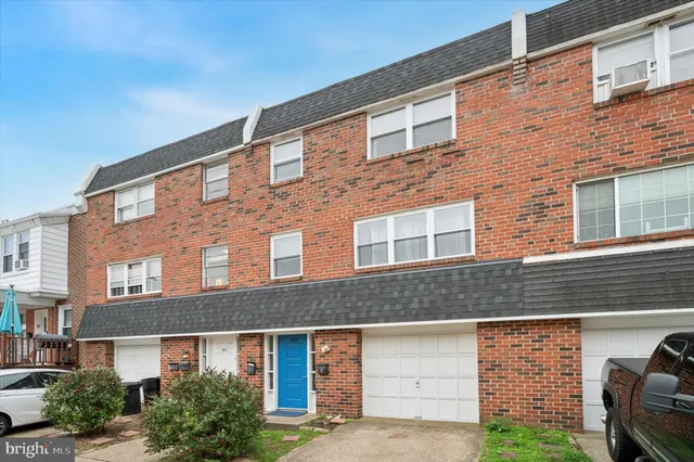 a front view of a building