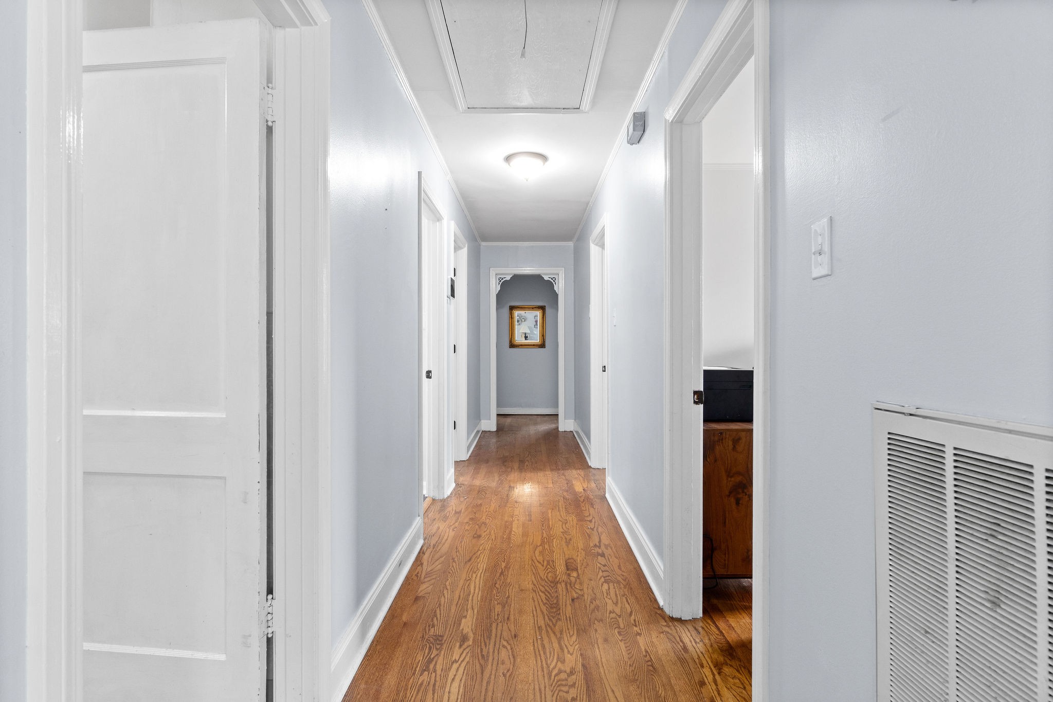 4696 Chapel Hill Road Southside, TN 37171 - Photo 16 of 36 a view of a hallway with wooden floor