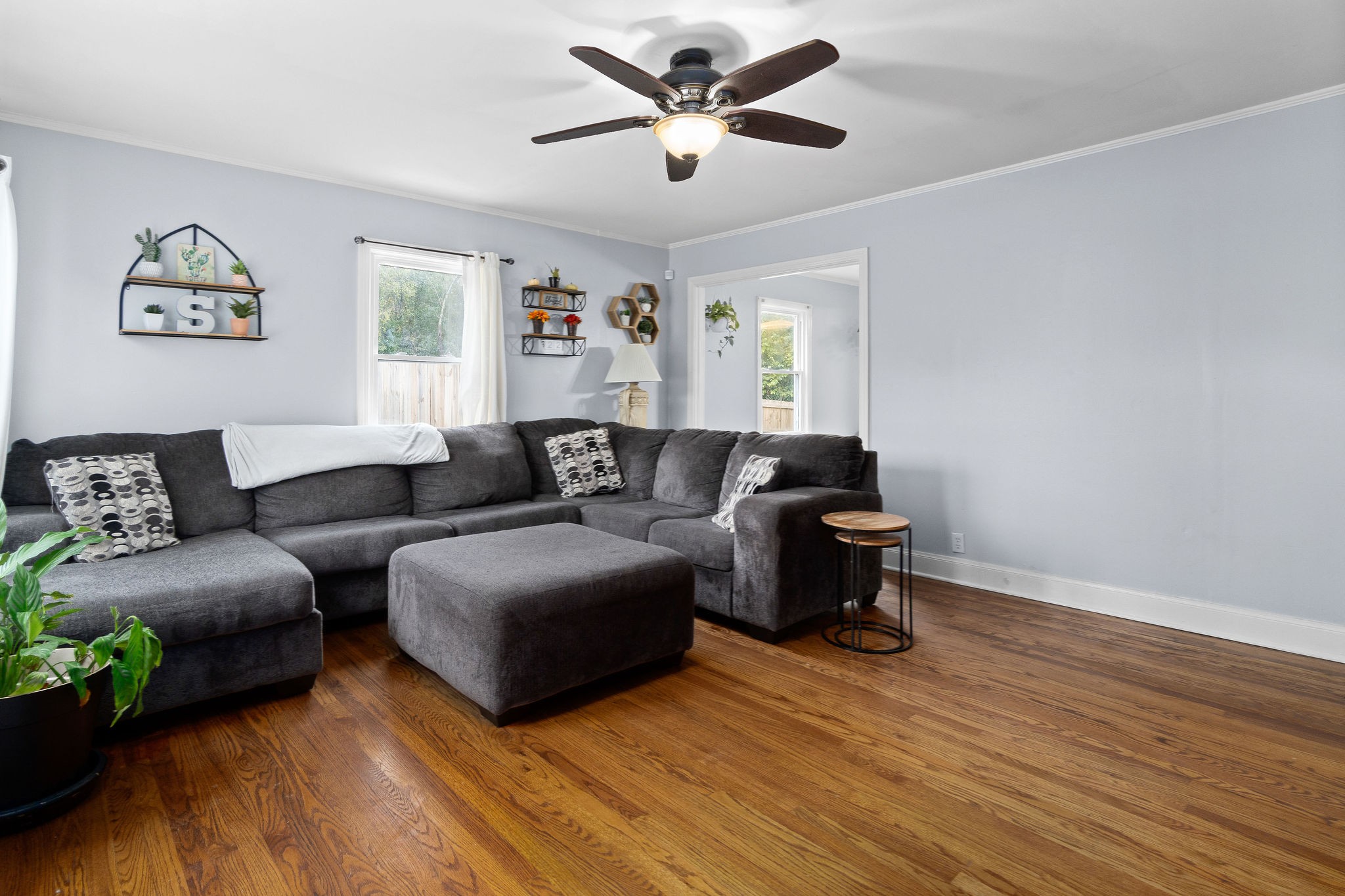 4696 Chapel Hill Road Southside, TN 37171 - Photo 9 of 36 a living room with furniture and a wooden floor