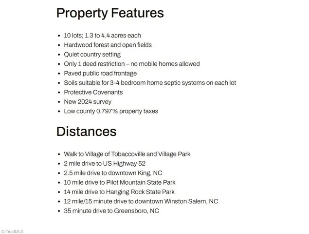 $72,500 | 4051 Rolling Hill Drive, Tobaccoville, NC 27050