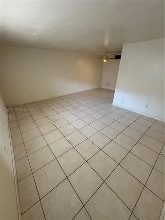 a view of a garage