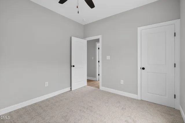 a view of an empty room