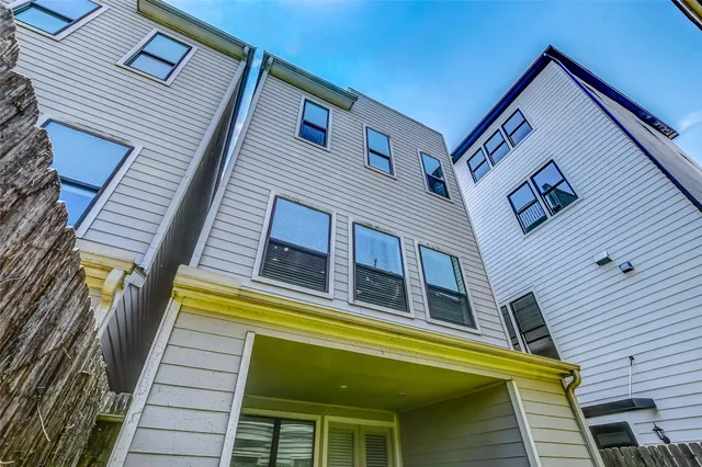 a front view of a building