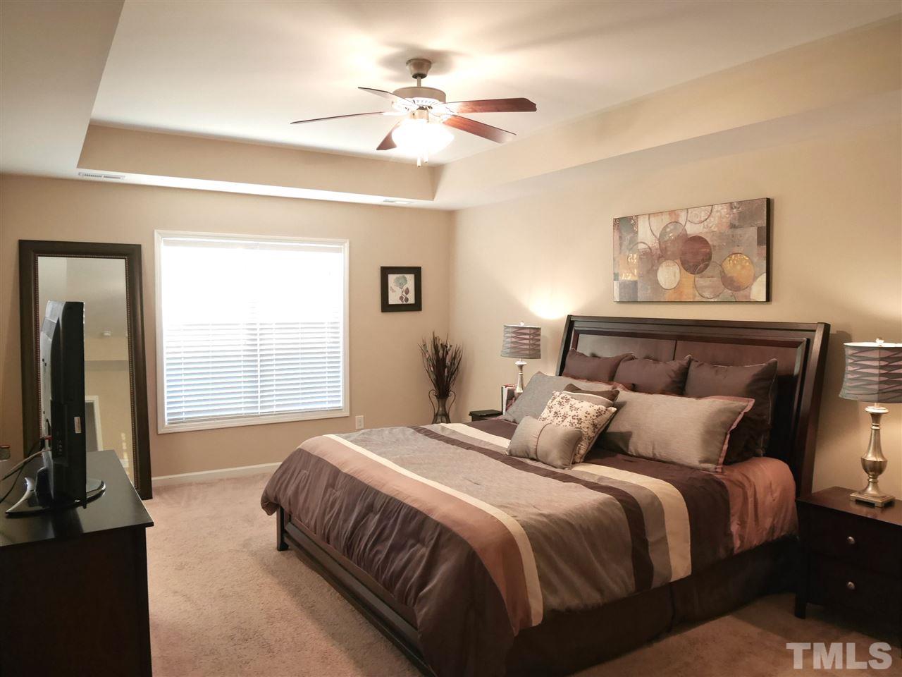 2802 Armadale Lane Raleigh, NC 27616 - Photo 10 of 25 Master Suite boasts trey ceilings and large walk in