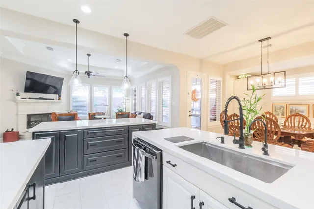 a close view of a stove