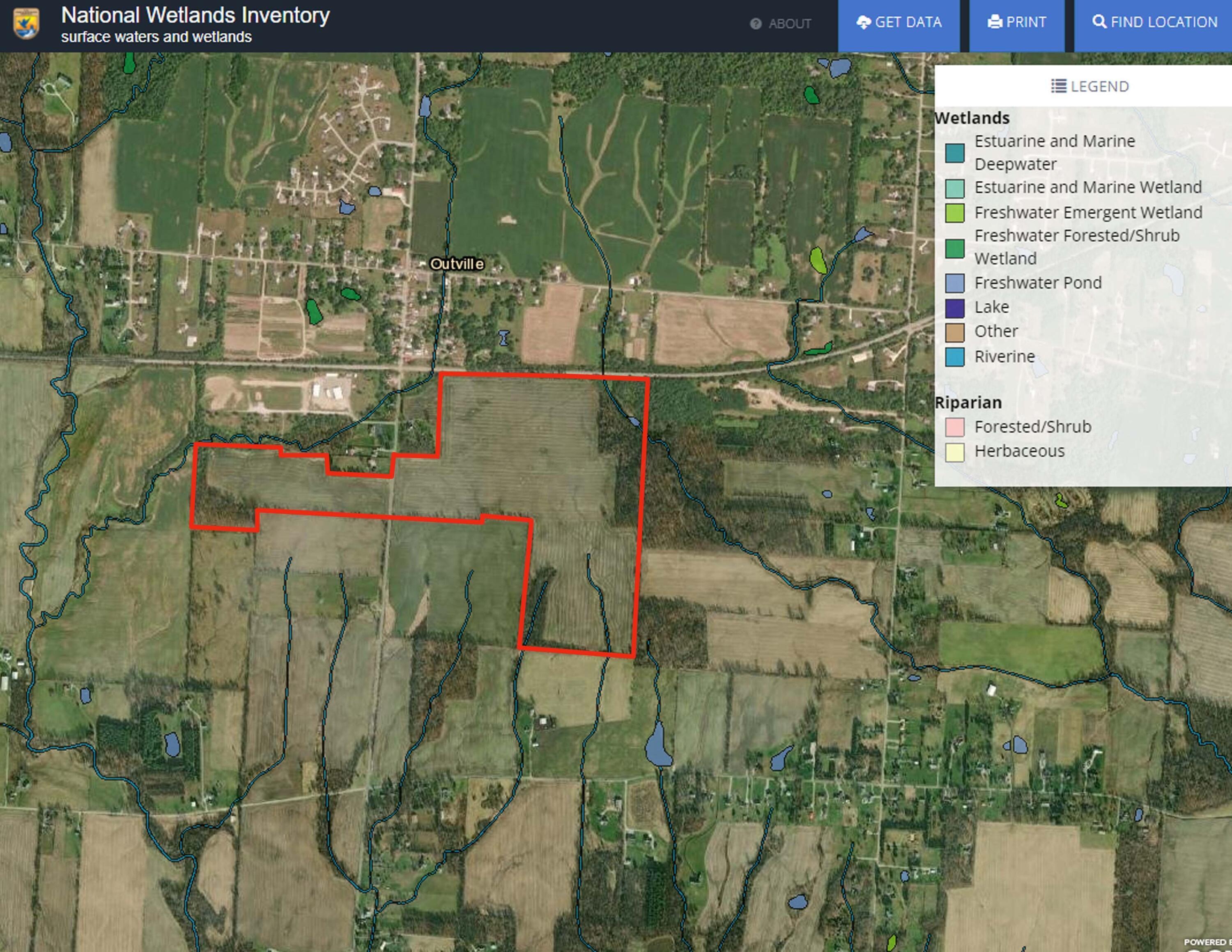 0 Outville Road Southwest Pataskala, OH 43062 - Photo 10 of 10 Wetlands Map