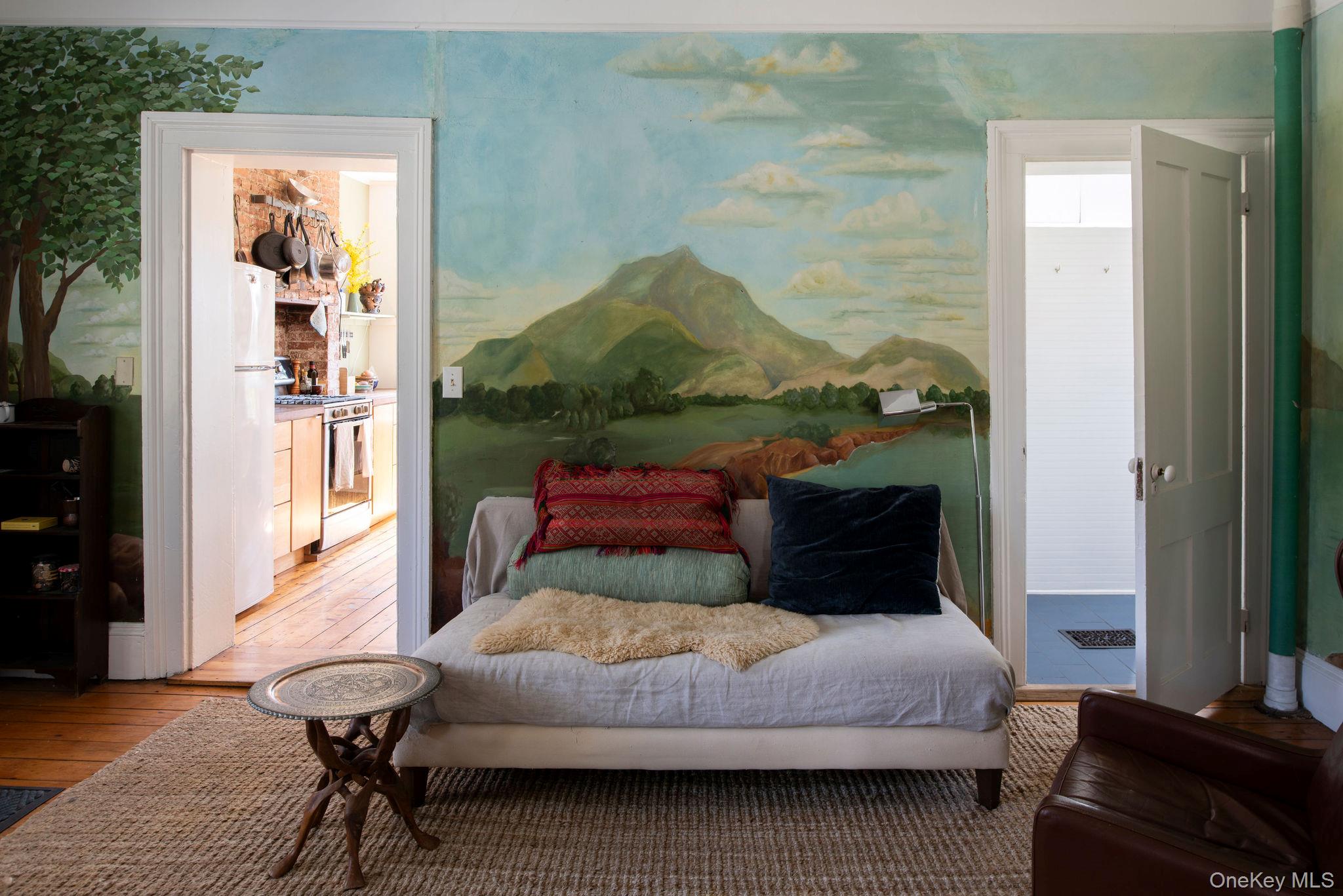 225 Barrytown Road Barrytown, NY 12507 - Photo 5 of 22 a bedroom with a bed and wooden floor