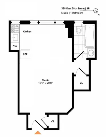 $270,000 | 339 East 58th Street, Unit 2B | Sutton Place
