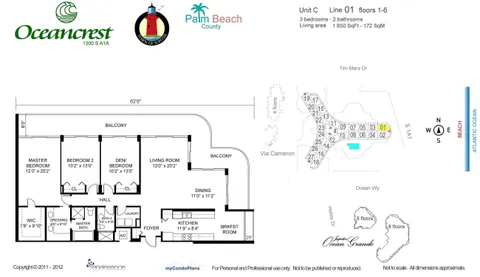 $999,000 | 1300 Florida A1A, Unit 201, Jupiter, FL 33477