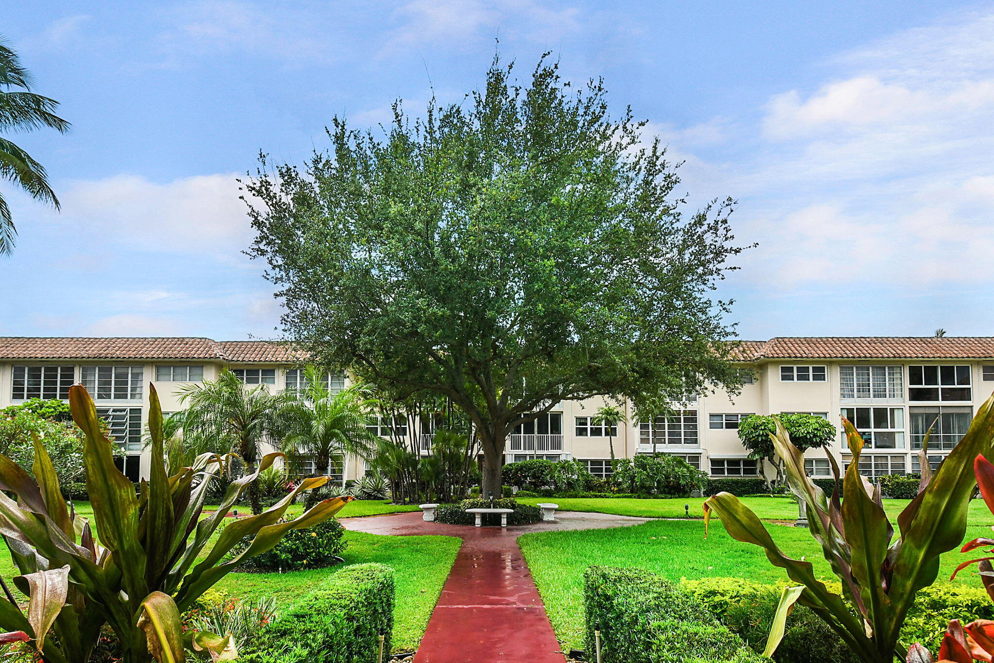 400 Northeast 20th Street, Unit A207 Boca Raton, FL 33431 - Photo 52 of 55 a view of a yard with plants and large trees