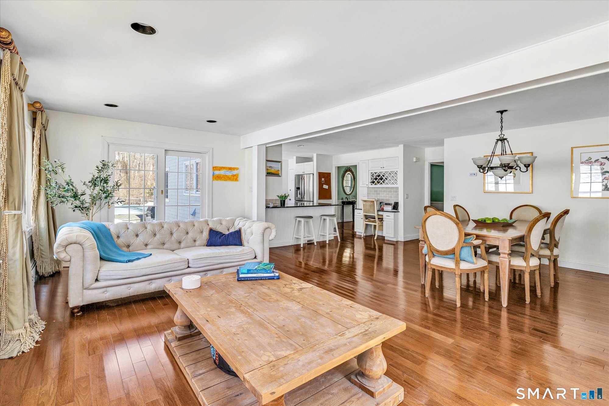 39 Marion Road Westport, CT 06880 - Photo 13 of 46 a living room with furniture and wooden floor