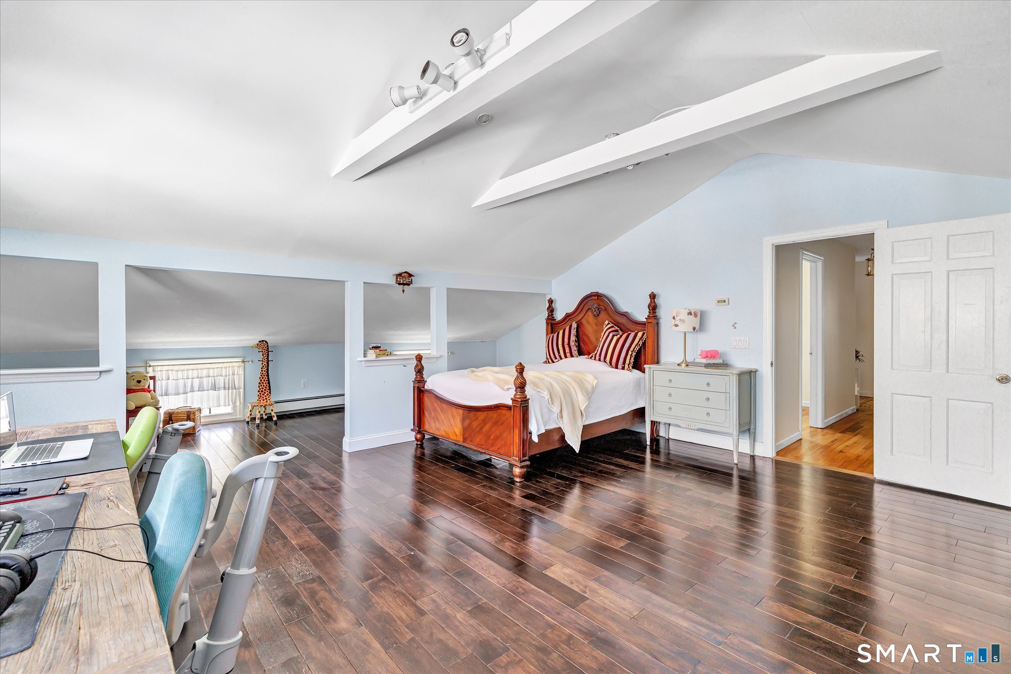 39 Marion Road Westport, CT 06880 - Photo 34 of 46 a bed room with furniture and a wooden floor