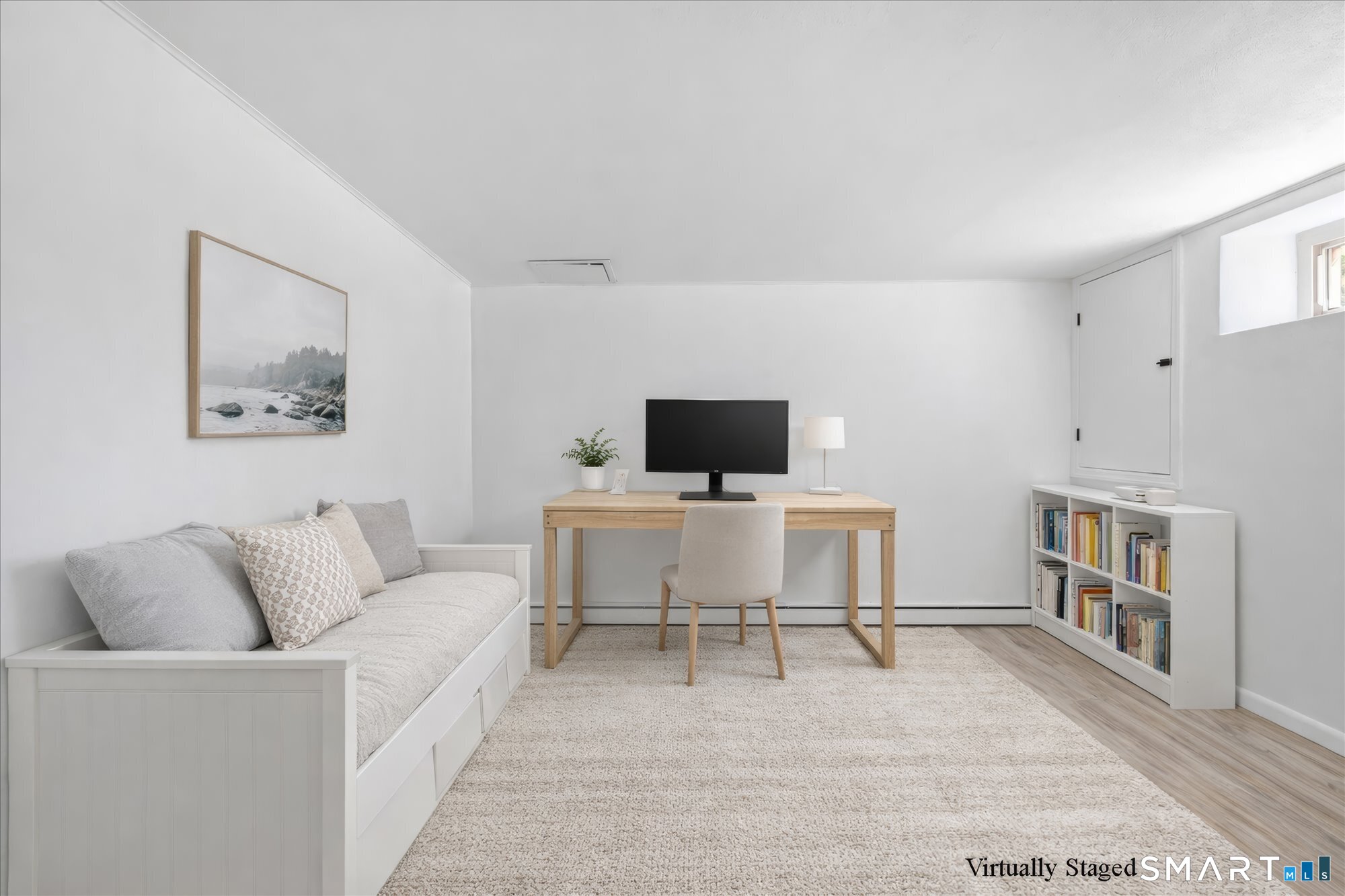 39 Marion Road Westport, CT 06880 - Photo 39 of 46 a living room with furniture a flat screen tv and a table