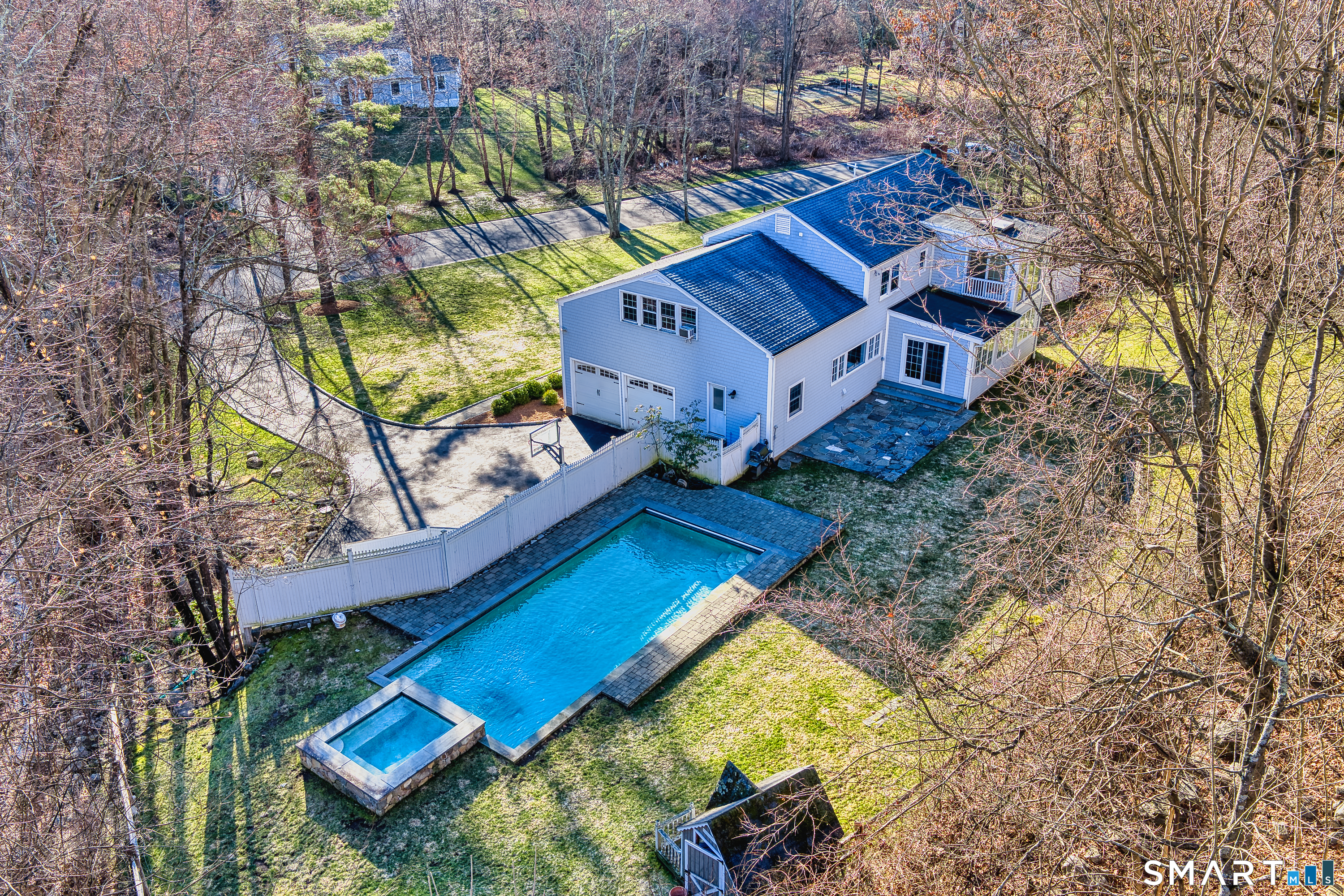 39 Marion Road Westport, CT 06880 - Photo 45 of 46 a view of a house with a yard