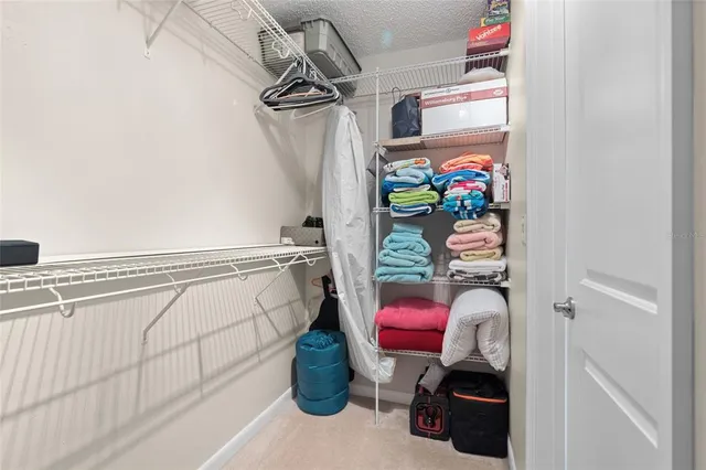 a view of storage and utility room