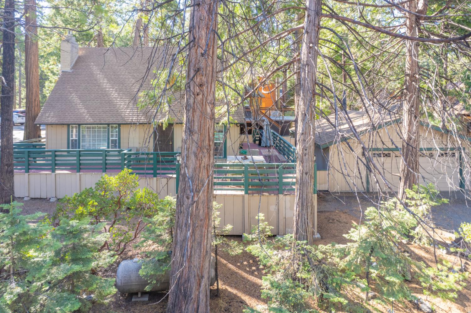 42088 North Elderberry Road Shaver Lake, CA 93664 - Photo 44 of 49 a backyard of a house with lots of green space