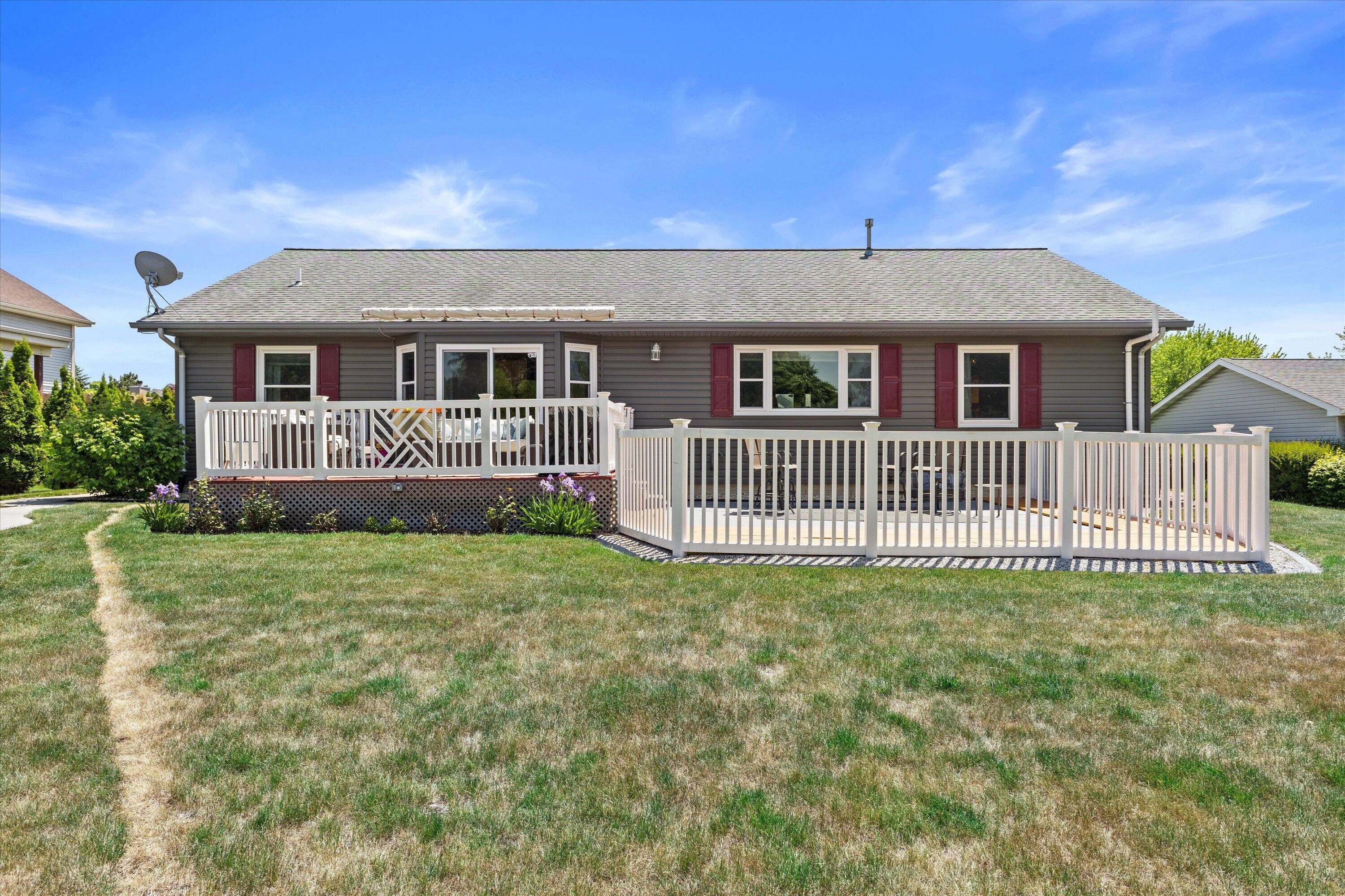 6620 Ranger Drive Mount Pleasant, WI 53406 - Photo 5 of 41 Large 2 tiered deck